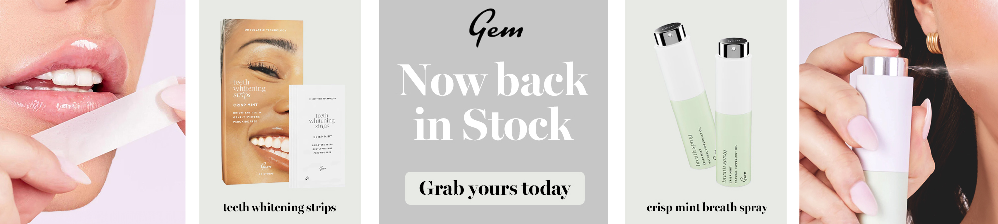 gem back in stock copy